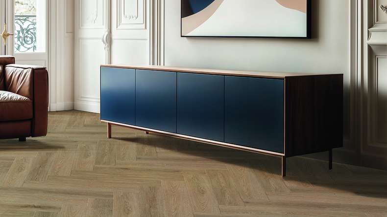 Gerflor Klick Vinyl Rigid - Creation 55 Clic Acoustic HB Aquinoah Nature | Trittschalldämmung integr. (41921707)