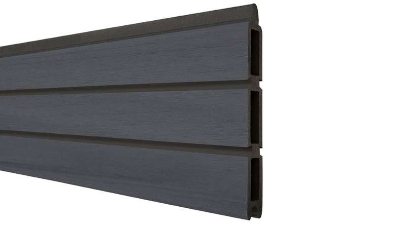 planeo Gardence Trendy - BPC-Rhombus-Steckzaun - Steingrau co-extrudiert 180 x 180 cm