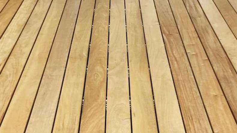 TerraWood Holzterrasse - GARAPA PRIME 25 x 145 x 4270mm beidseitig glatt