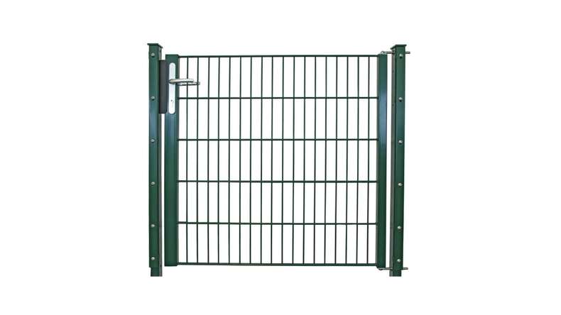 planeo Universaltor leicht 1-flg. Moosgrün H 1200 x B 1090 mm inkl. Torpfosten