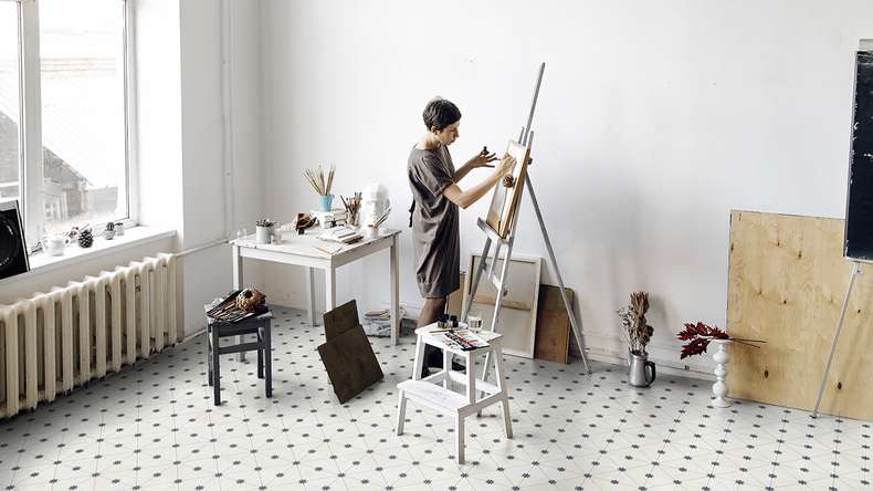 Gerflor CV-Belag - HQR Nature 2418 Berry Blue