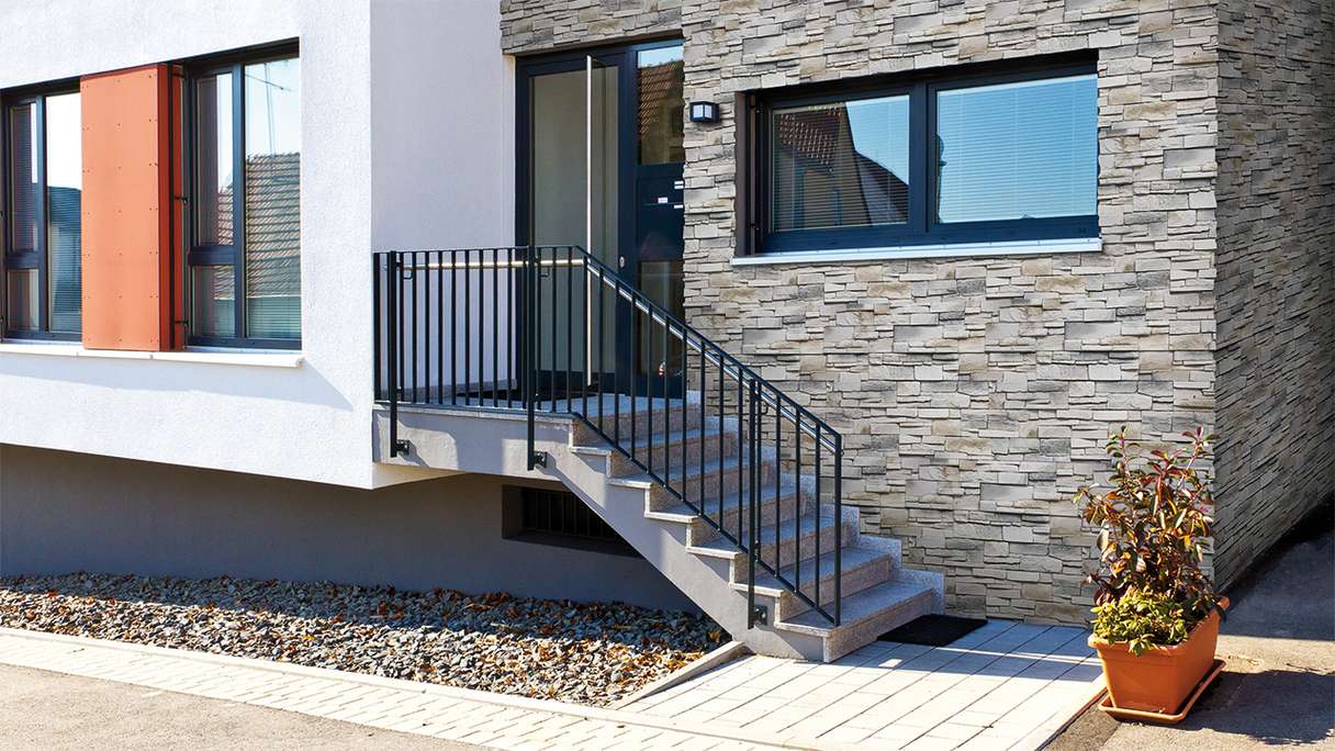 planeo StoneWall Solid Steinriemchen - Granit