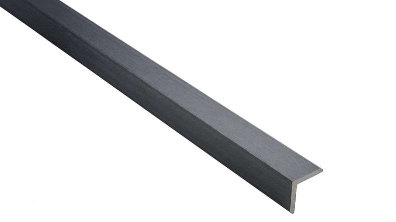 planeo WPC coex Fassadenwinkel Grey - 2900 x 45 x 45 mm