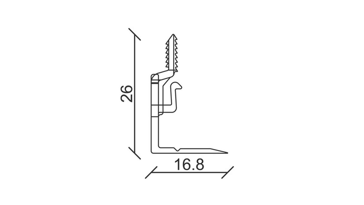 planeo Befestigungsclips SolutionX 2in1 - 30 Stk. inkl. Schrauben und Dübel (ECF-Clip)
