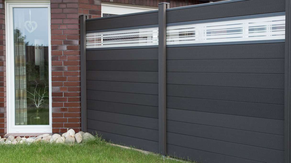 planeo Gardence Strong - Designblende Glas30 Anthrazitgrau
