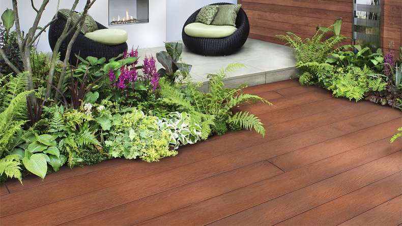 planeo Authoria PureBoard Terrassendiele Massiv - Natural Walnut 3.6m strukturiert