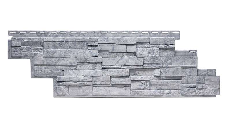 planeo Fassadenplatte Steinoptik - NovikStone DS Grigio 1054 x 334 mm