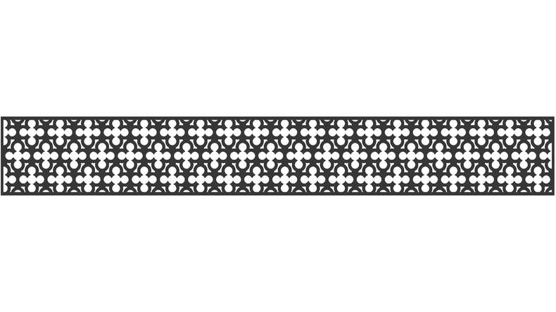 planeo Gardence - Designeinsatz Clover Alu15 Anthrazit