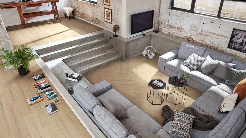 MEISTER Laminat - MeisterDesign LD 250 Felseneiche sand 07122 | Synchronprägung (600002-1288244-07122)