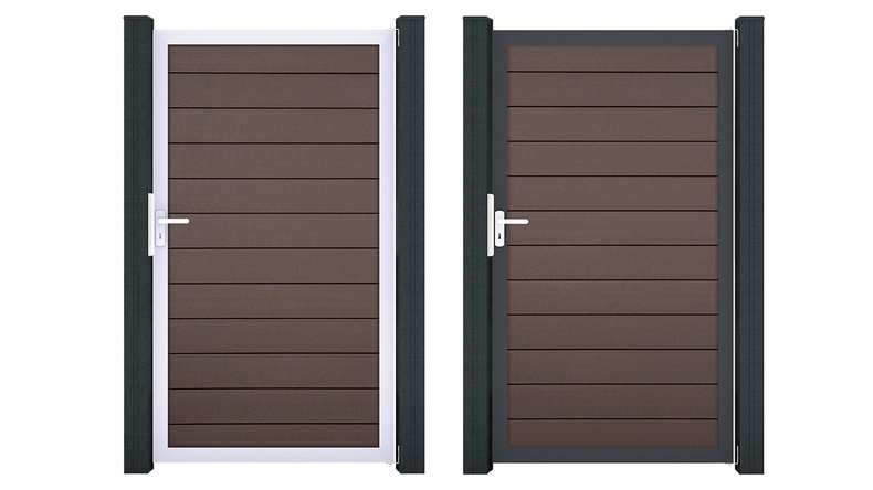 planeo Gardence Strong - BPC-Universaltor Terra mit Alurahmen 100 x 180 cm