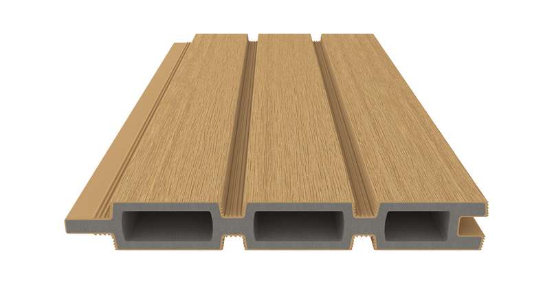 planeo LINEA - WPC CoEx Rhombus Steckzaun Sand 176 x 183 cm