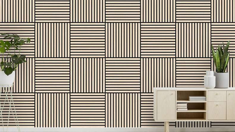 planeo Akustikpaneel - MixWall Timber Touch Althea Oak 52 x 52 cm | Echtholzfurnier (PLMW-10011A)