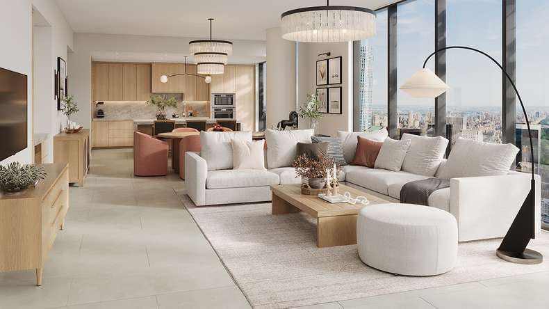 planeo Rigid Klick Vinyl - Light Grey XXL Fliese 1220x610mm | Trittschalldämmung integr. (DF-KF-794-030)