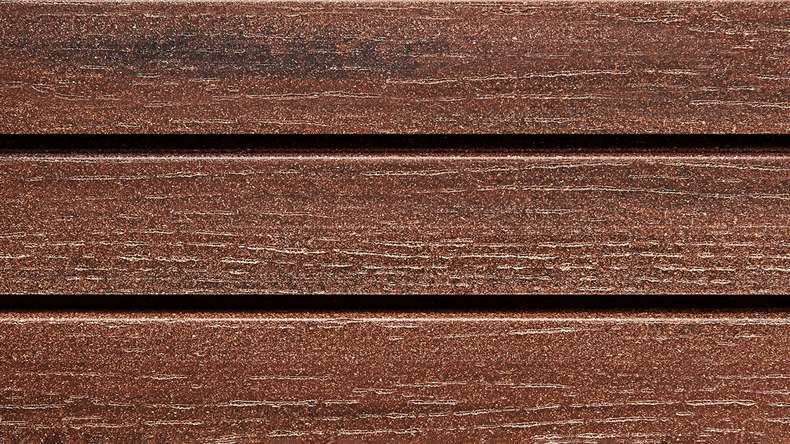 planeo Fassado - WPC Rhombusleiste Fassadenverkleidung Kastanienbraun Small 6 m