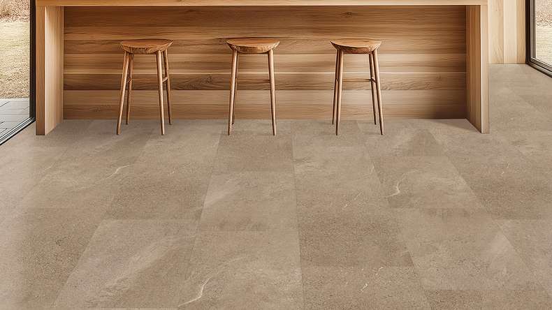 Gerflor Klebevinyl - Creation 55 Curton Stone Taupe