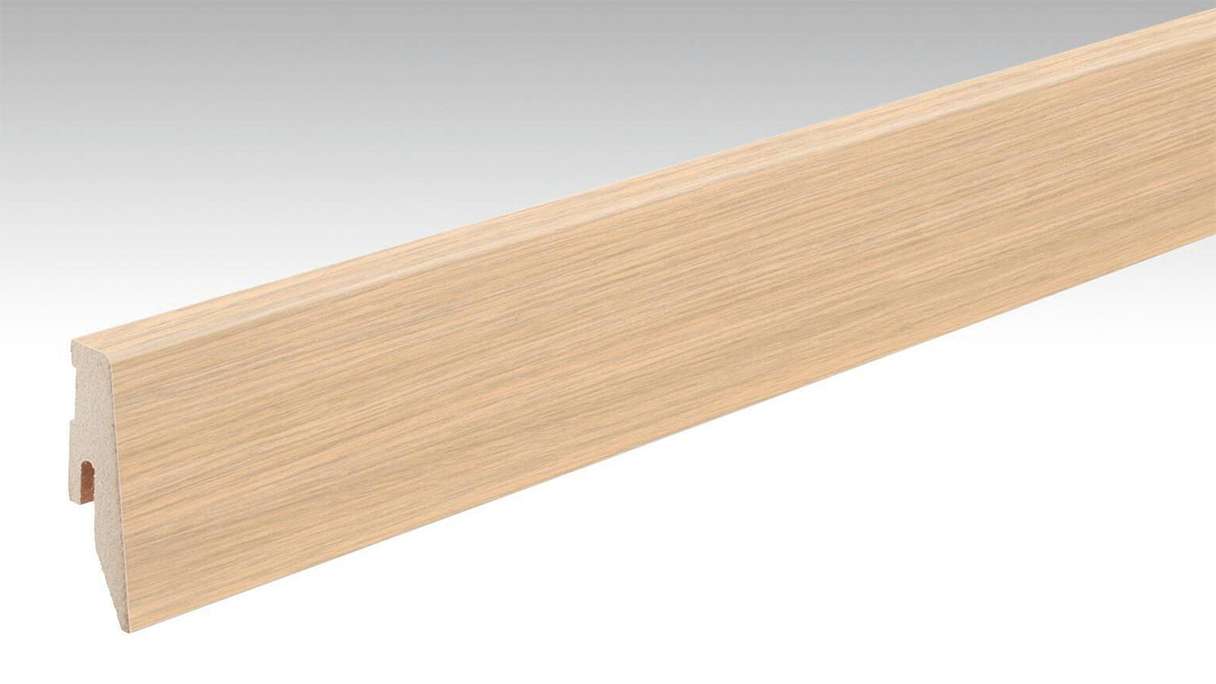 MEISTER Sockelleisten Fußleiste Profil 3 PK Stiftseiche 7112 - 2380 x 60 x 20 mm (200005-2380-07112 - 6938237112)