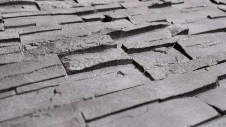 planeo Fassadenplatte Steinoptik - NovikStone DS Anthracite 1054 x 334 mm