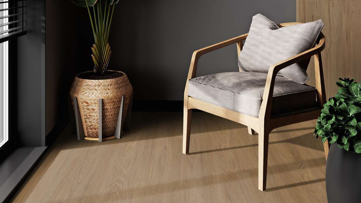 Gerflor Klick Vinyl - Virtuo 55 Rigid Acoustic EIR Blomma Brown (39061461)