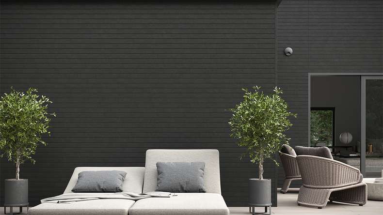 planeo Fassado - BPC Fassadenverkleidung Ebony 5m (PBF-C20)