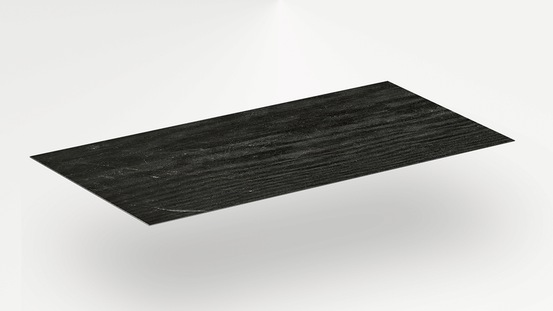 planeo Wandverkleidung SPC - CeraRock Tile Stripes Black Slate XL 280 x 117,5 cm