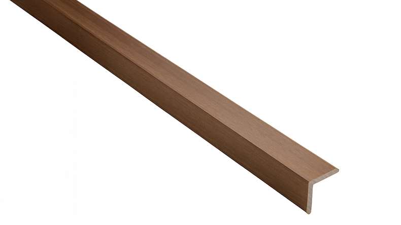 planeo WPC coex Fassadenwinkel Teak - 2900 x 45 x 45 mm