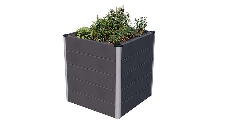 planeo BPC Hochbeet Cube - Anthrazit | DB703 70 x 70 x 75 cm
