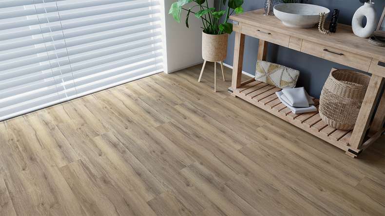 planeo Designboden zum Kleben - Eco Home&Health Rustic Oak Grey | Synchronprägung (LO-ED-04)