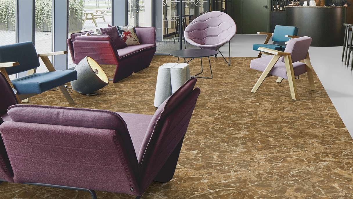 Forbo Allura Material 55 Klebevinyl - Ochre Marble (636782DR5_con)