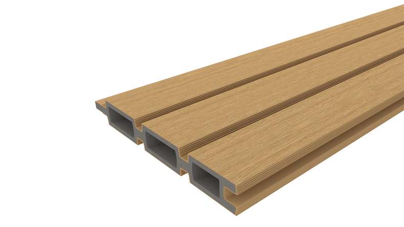 planeo LINEA - WPC CoEx Rhombus Steckzaun Sand 176 x 183 cm