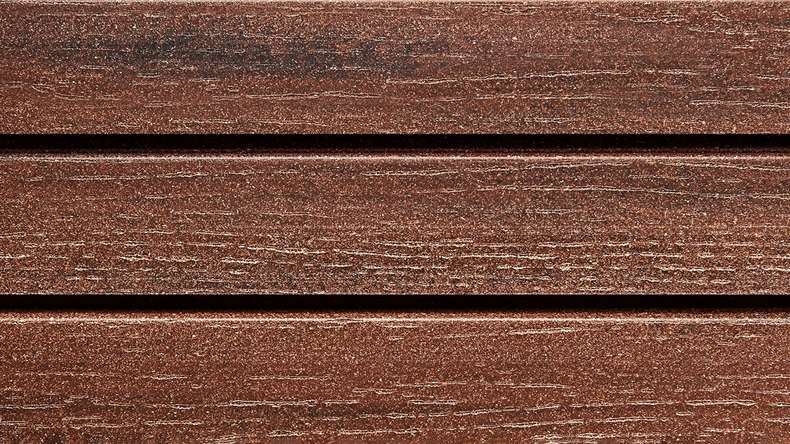 planeo Fassado - WPC Rhombusleiste Fassadenverkleidung Kastanienbraun Small 4 m