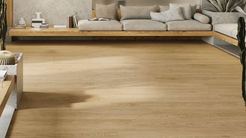 Gerflor Klebevinyl - Creation 70 Lounge Oak Natural | Synchronprägung