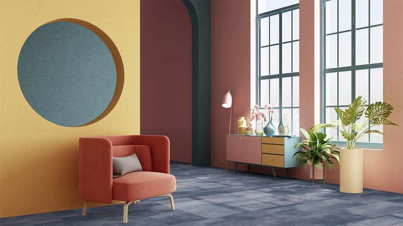 Gerflor Klebevinyl - Virtuo 55 Glue Down Acuarela ink | Authentisches Erscheinungsbild (39021475)