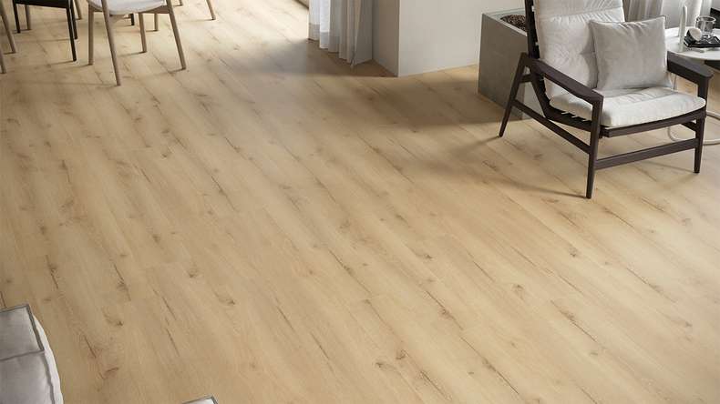planeo Rigid Klick Vinyl - GRANDline Sunlit Oak | Trittschalldämmung integr. (NF-Gl-553-N)