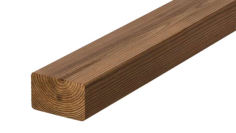 planeo Thermo Kiefer Unterkonstruktion für Holzterrassen - 4800 x 65 x 42 mm