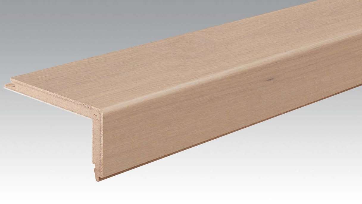 MEISTER Treppenkantenprofil aus Parkett L-Profil Eiche authentic cremeweiß 9031 (800004-2150-09031 - 9036009031)