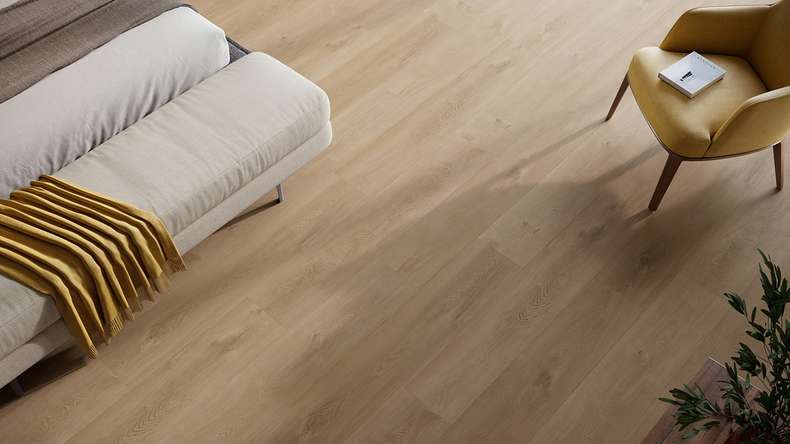 planeo Rigid Klick Vinyl - HOMEtec Pro 50 IXPE Breeze Oak | Trittschalldämmung integr. (RP-E50-4)