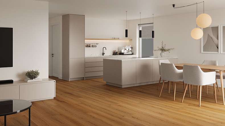 Lys&Land Rigid Klick Vinyl - Fjordline XL Eiche Venero 1,83m lange XL Diele | Trittschalldämmung integr. (SP183-07)
