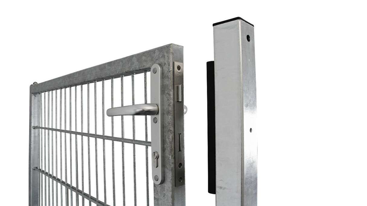 planeo Universaltor medium 1-flg. Feuerverzinkt H 800 x B 1590 mm inkl. Torpfosten