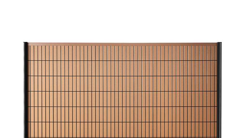 planeo WPC Streifen Set - Braun L 250 x H 123 cm