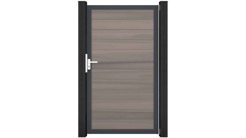 planeo Gardence Strong - BPC-Universaltor Bi-Color co-ex mit Anthrazit Alurahmen 150x180x4cm