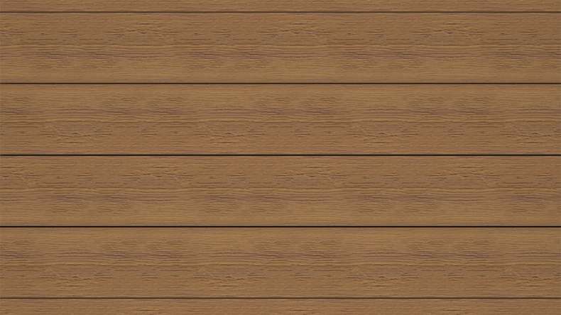 planeo ANTIKWoodline - WPC CoEx ummantelte Terrassendiele Verbundprofil leicht - Burma Teak 3m - rustikal/glatt gebürstet