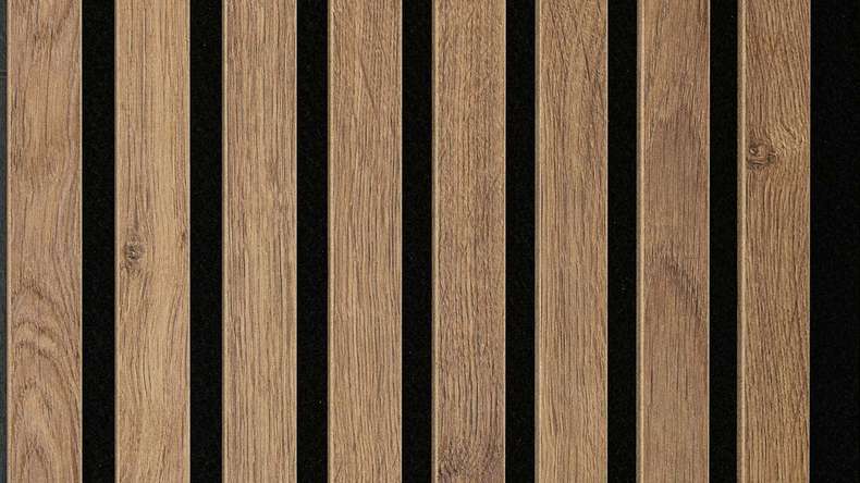 MEISTER Akustikpaneele Acoustic Sense - Eiche Terrabraun 7031 - 260 x 33 cm (300001-2600330-07031 - 4840267031)