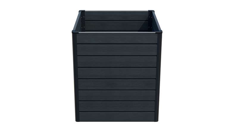 planeo BPC-Rhombus Hochbeet Cube - Steingrau co-ex. 70 x 70 x 79 cm