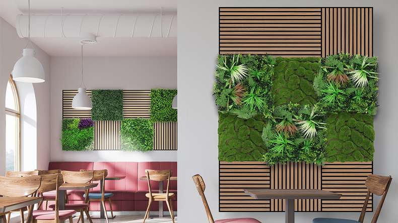 planeo Akustikpaneel - MixWall Timber Touch Althea Oak 52 x 52 cm | Echtholzfurnier (PLMW-10011A)