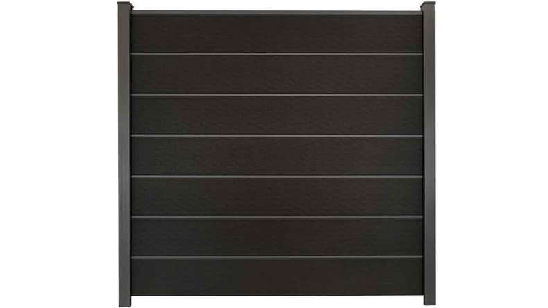 planeo Gardence Deluxe - BPC-Gartenzaun Schwarz co-ex