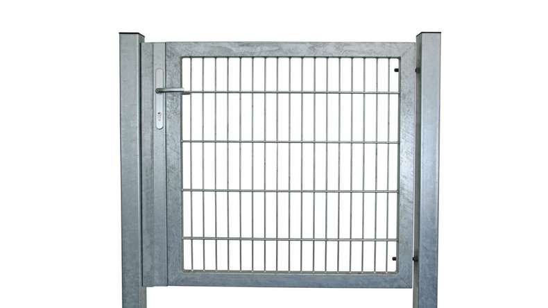 planeo Universaltor schwer 1-flg. Feuerverzinkt H 1000 x B 1325 mm inkl. Torpfosten
