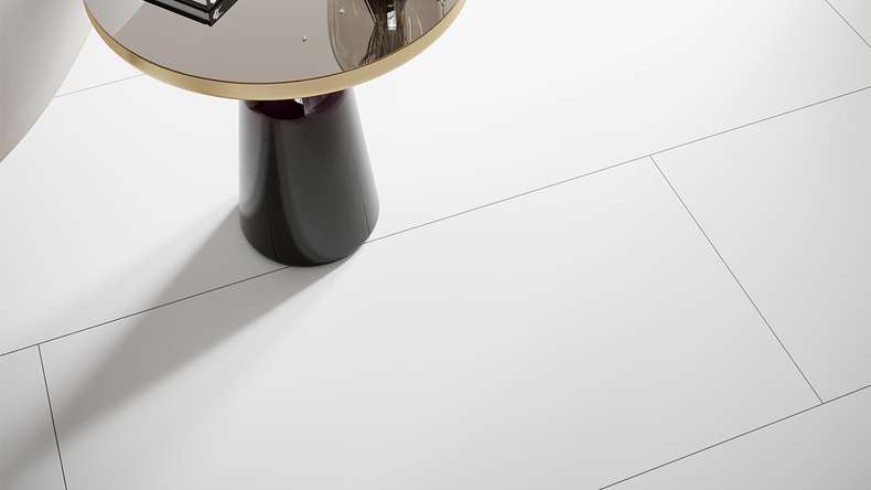 planeo Rigid Klick Vinyl - Stone Weiß Matt | Trittschalldämmung integr. (100P2935MT)