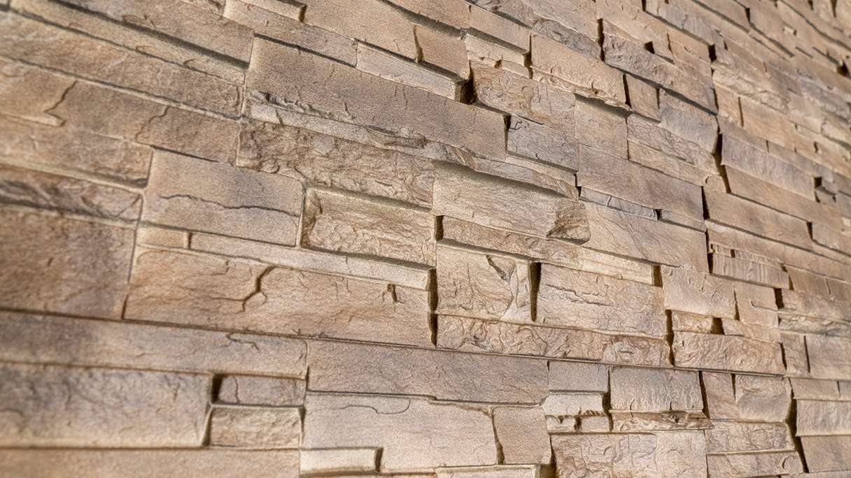 planeo Wandverkleidung Steinoptik - NovikStone DS Brownstone 1054 x 334 mm