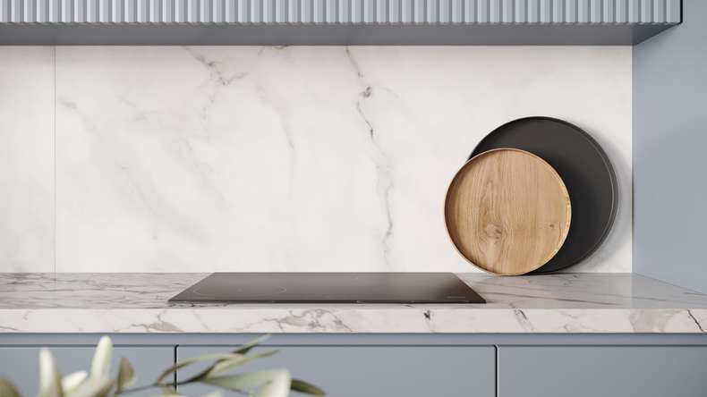 planeo Wallboard - Marble Grey-White Matt - verschiedene Formate