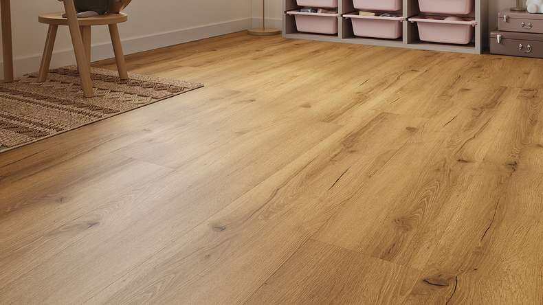 Lys&Land Rigid Klick Vinyl - Fjordline XL Eiche Prime 1,83m lange XL Diele | Trittschalldämmung integr. (SP183-10)